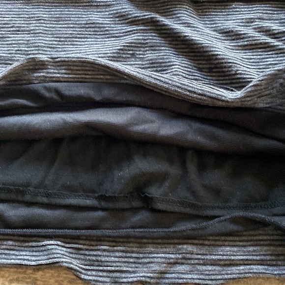 Max Studio lettuce layered stripe skirt M - Picture 7 of 8